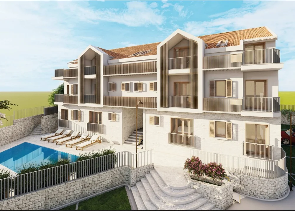 New Resedential Complex with Swimming Pool in Risan