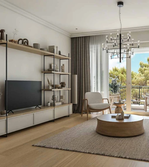 Apartment with a Private Garden in the Dynamic Heart of Lustica Bay