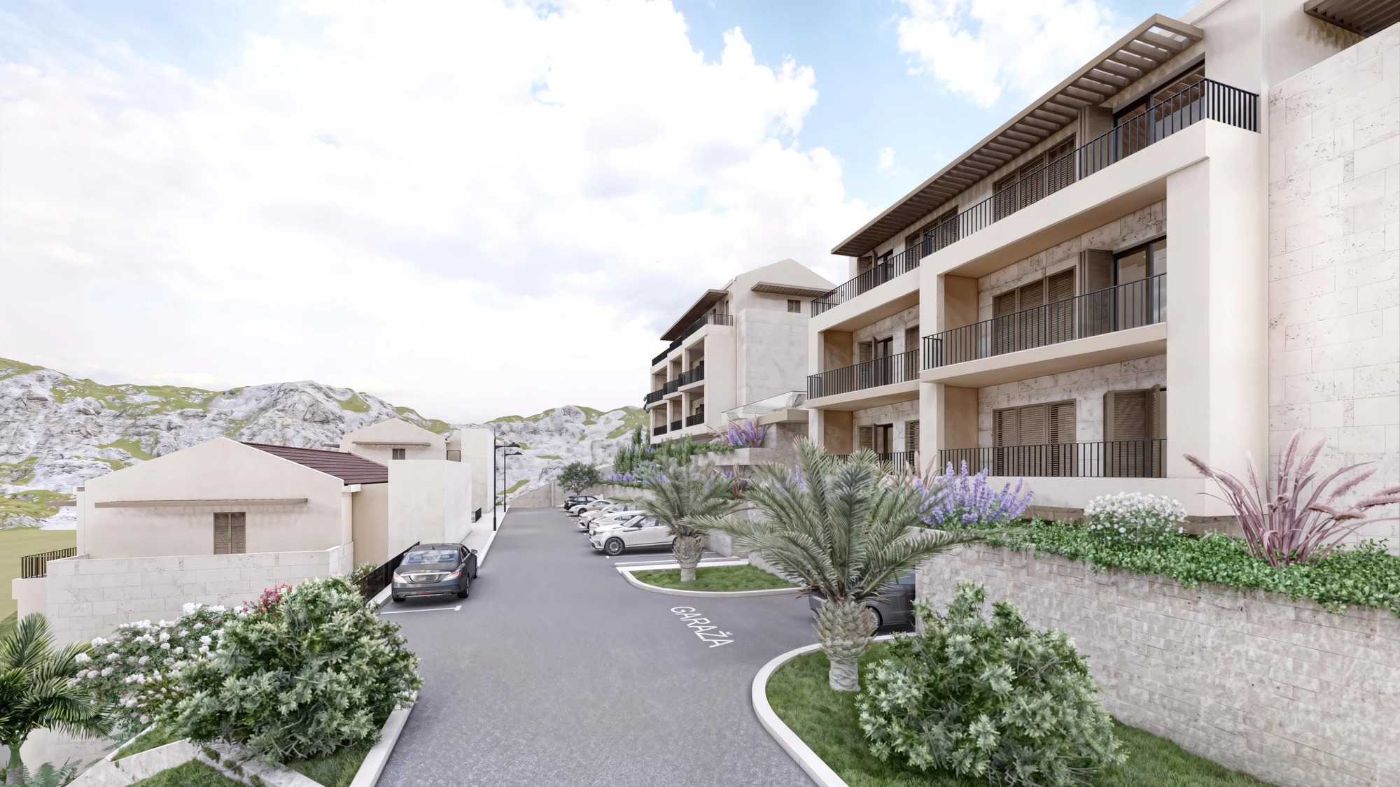 New Residential Complex under Construction in Muo, Kotor