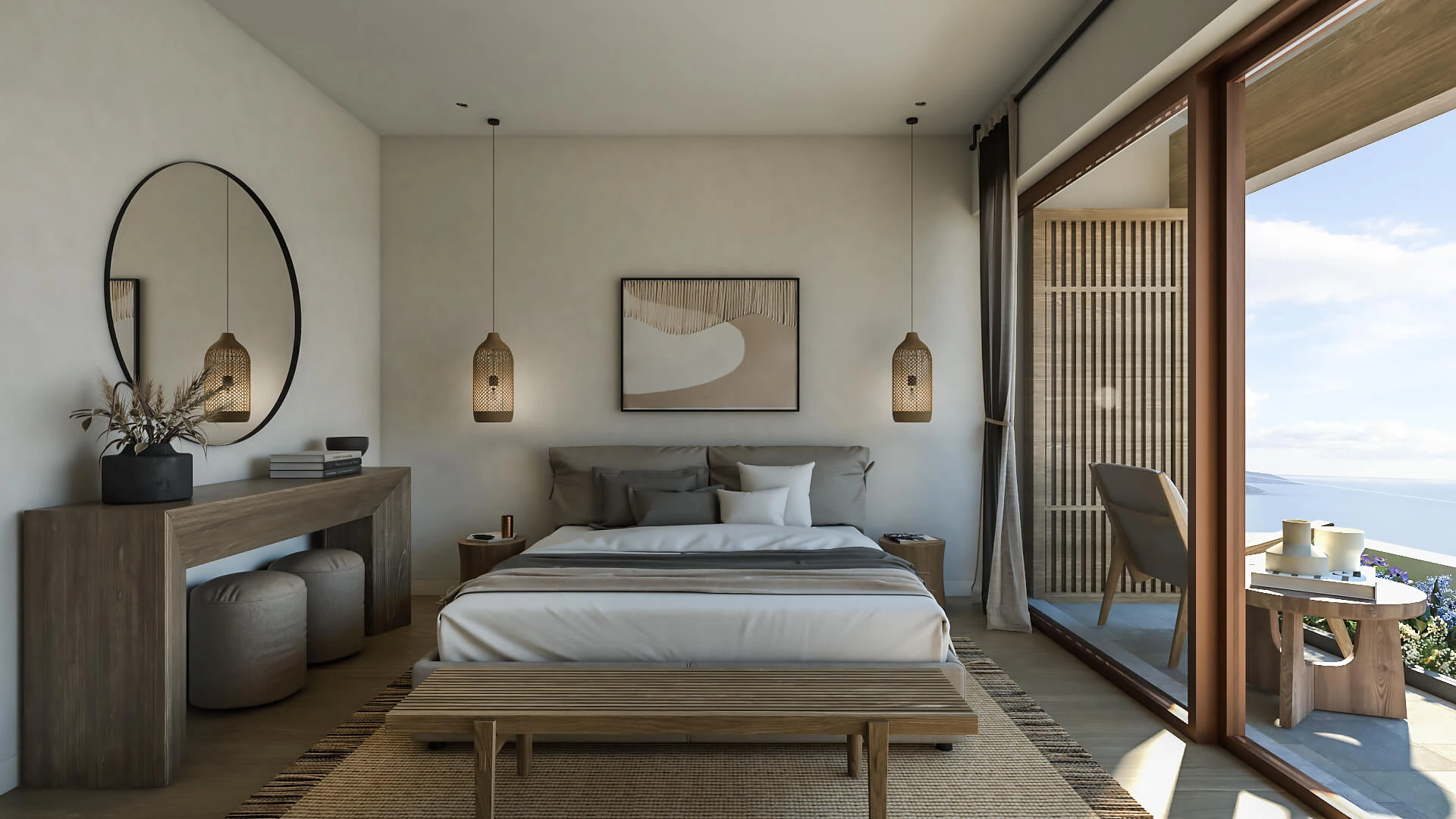 Sophisticated Apartments Overlooking Golf Holes and the Sea