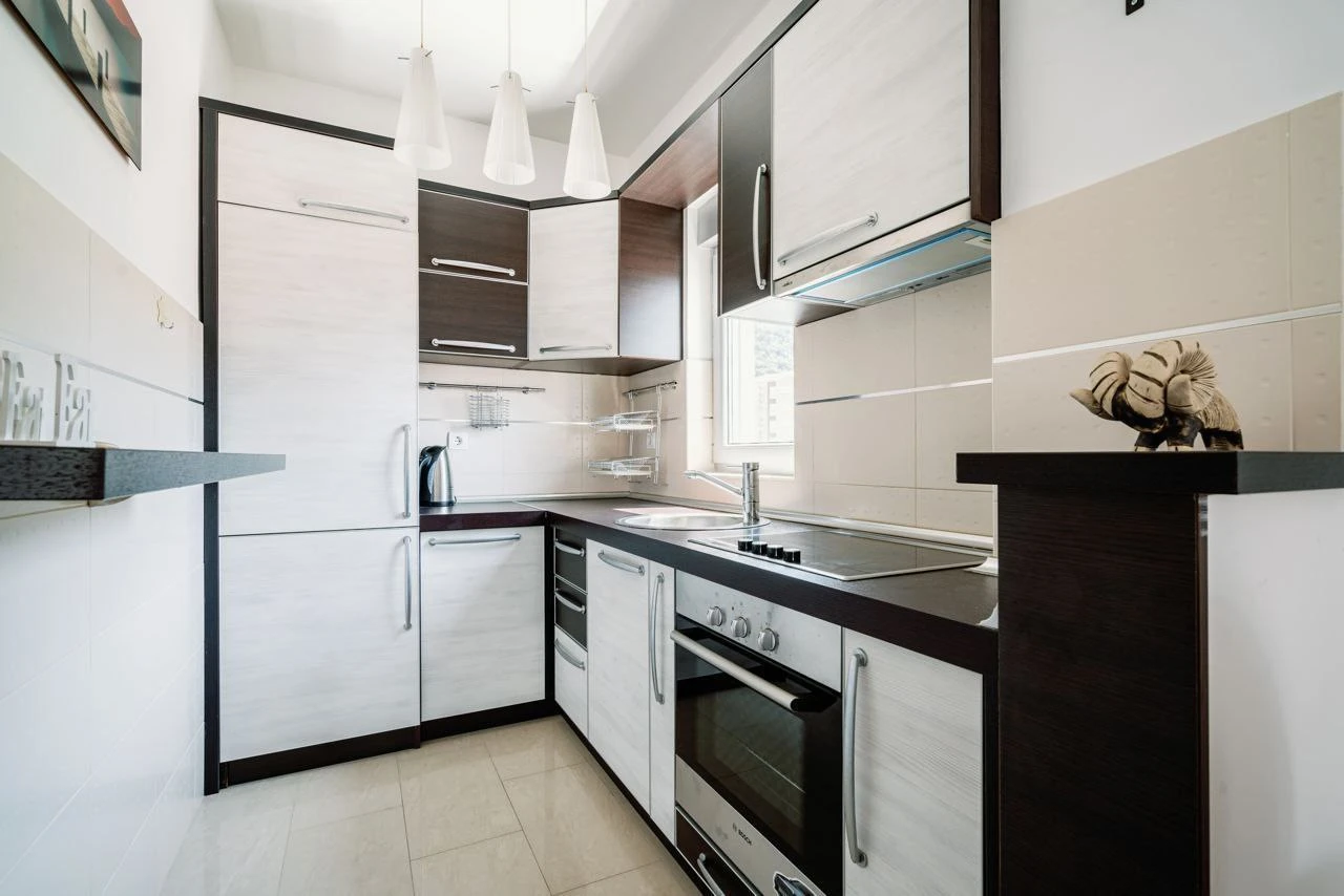 Spacious Two-bedroom Apartment with Sea View and Garage Space in Budva