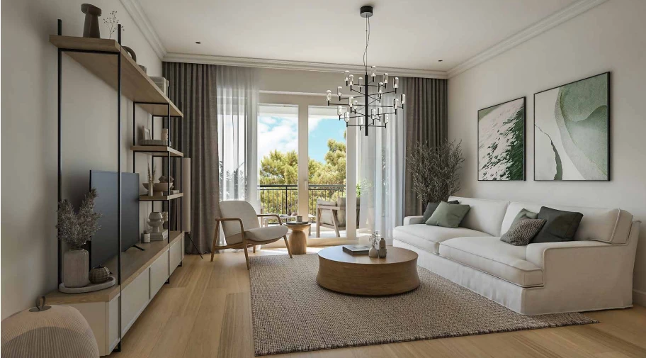 Apartment with a Private Garden in the Dynamic Heart of Lustica Bay
