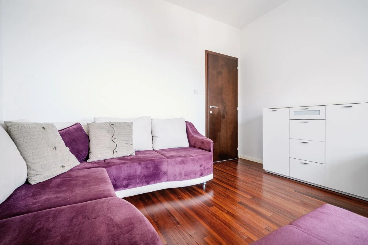Spacious Two-bedroom Apartment with Sea View and Garage Space in Budva