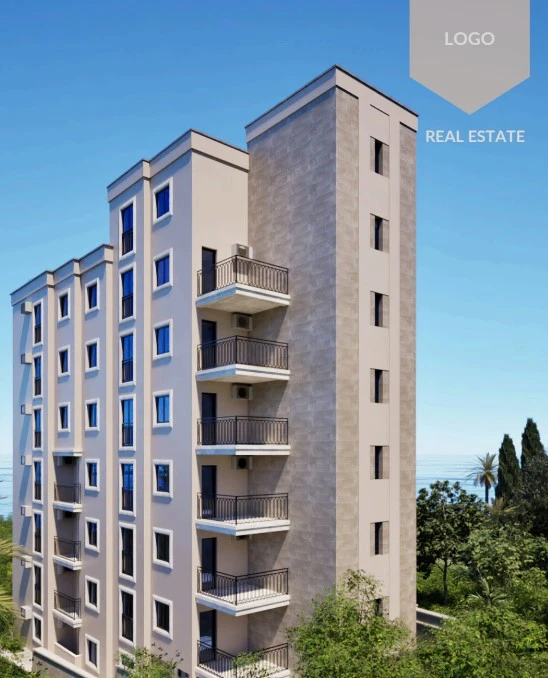New Residential Building under Construction in Becici