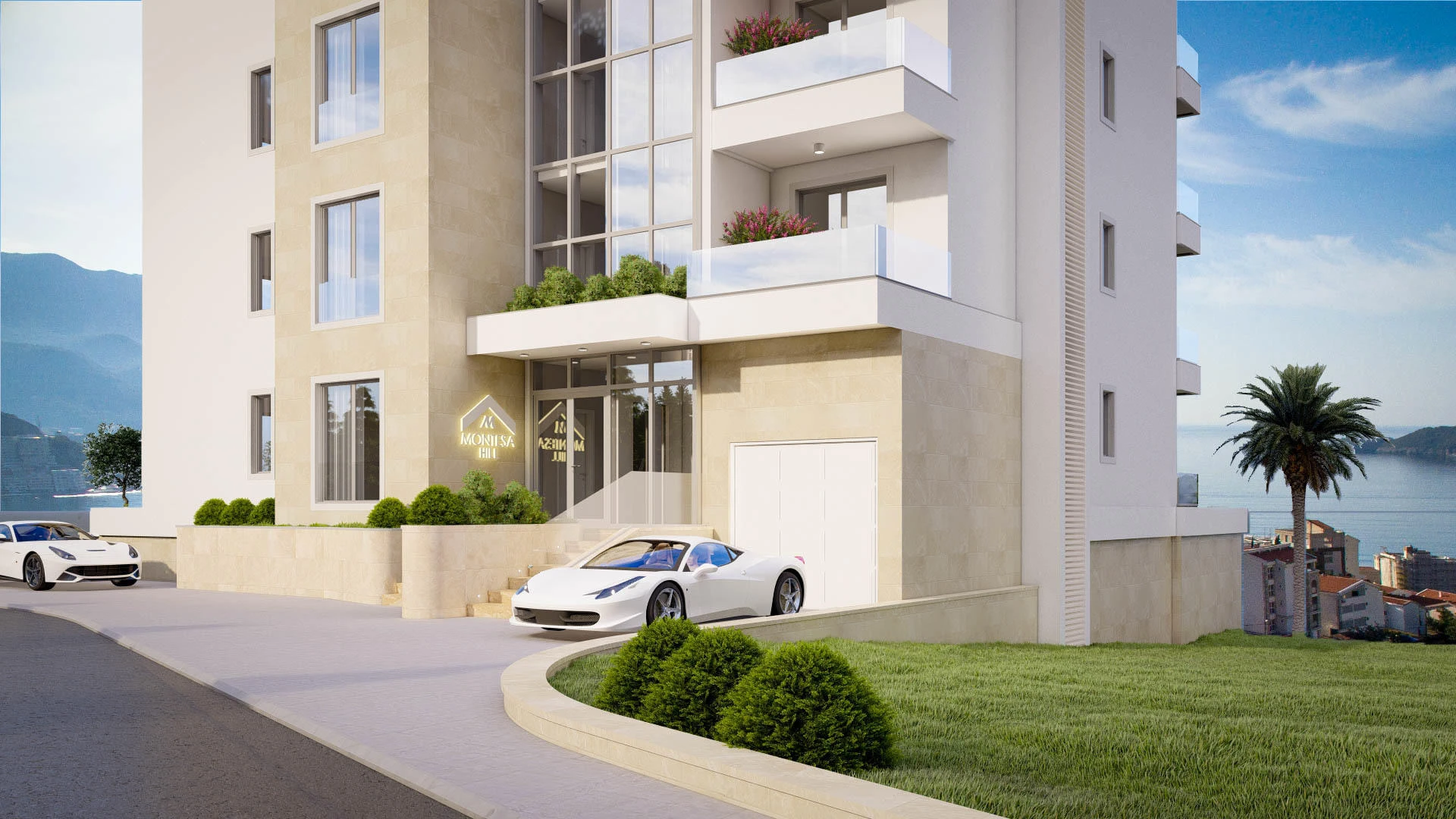 New Residence Building with Pool in Becici