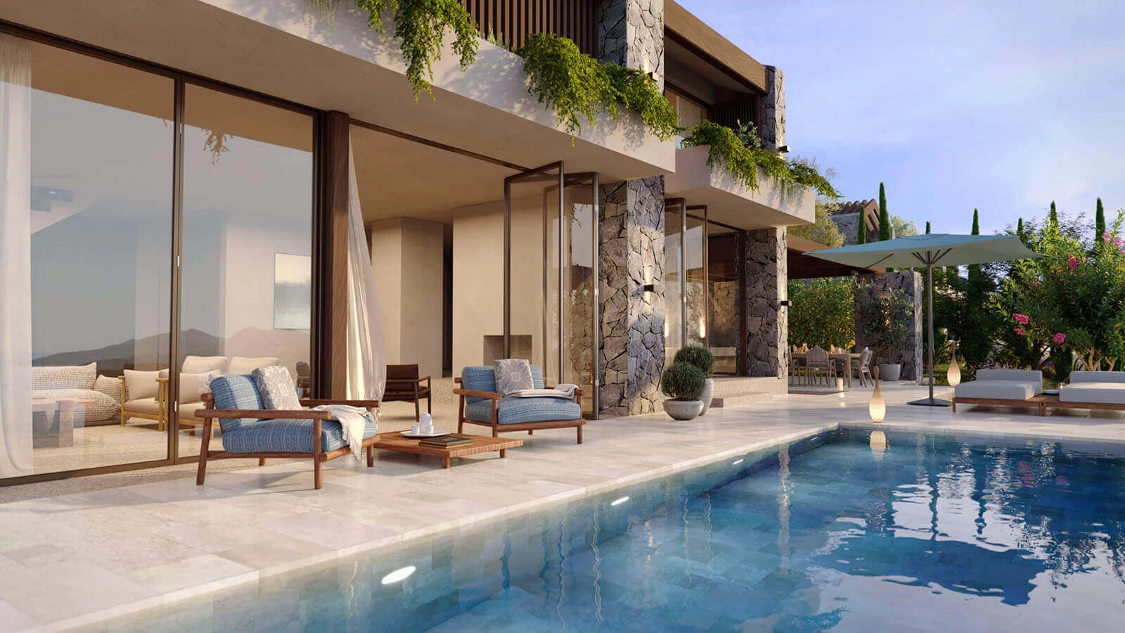 Sophisticated Apartments Overlooking Golf Holes and the Sea
