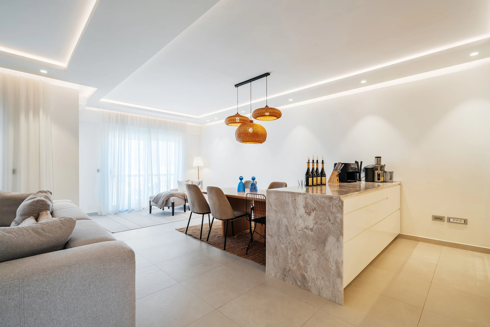 Spacious 2-bedroom apartment in the center of Tivat