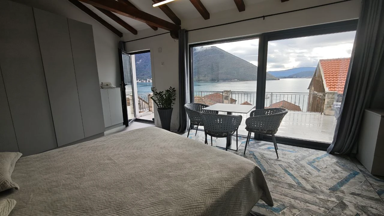 Historic Stone House with Magnificent View in Perast