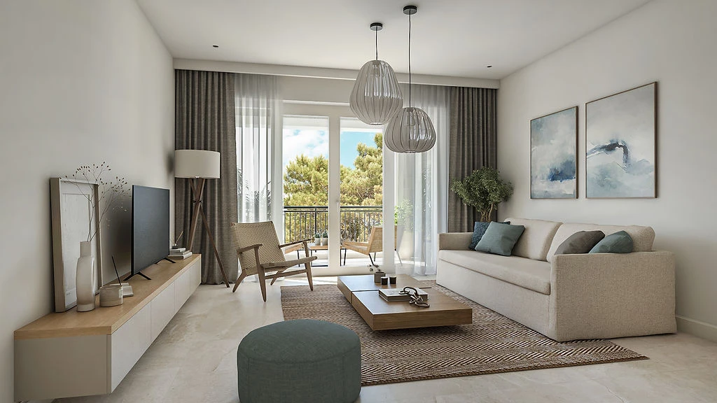 Spacious Three-Bedroom Apartment in the Heart of Lustica Bay