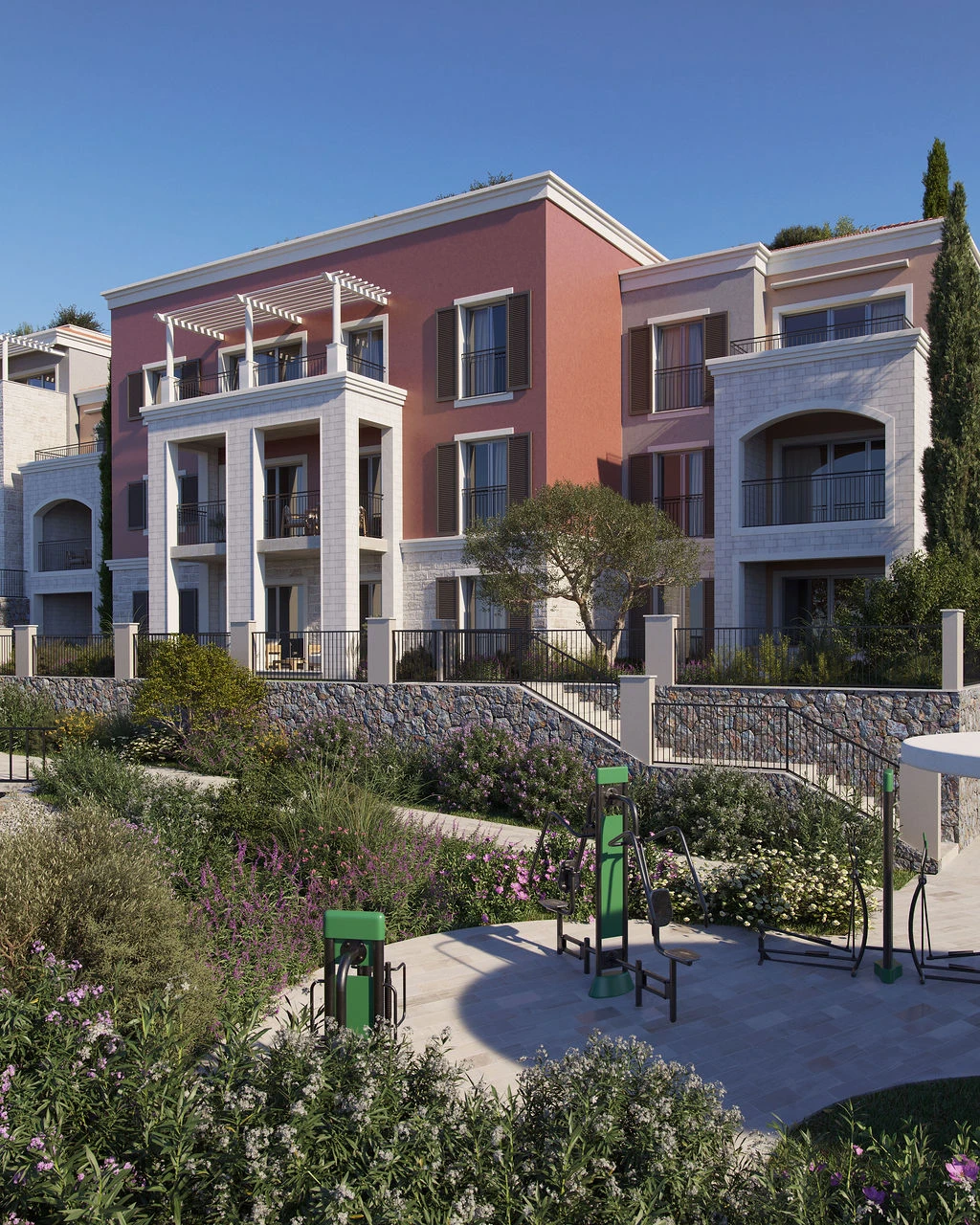 Spacious Three-Bedroom Apartment in the Heart of Lustica Bay