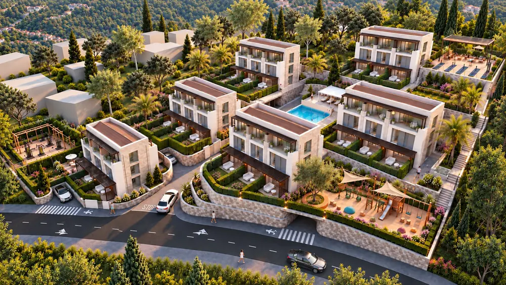 Premium family townhouse complex in Tivat, Tivat