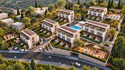 Premium family townhouse complex in Tivat, Tivat
