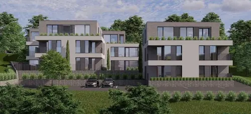 New luxury complex with a swimming pool and bay views — Dobrota, Kotor, Kotor