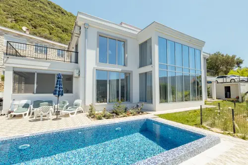 Elegant Villa with Sea View in Scenic Kumbor, Herceg Novi