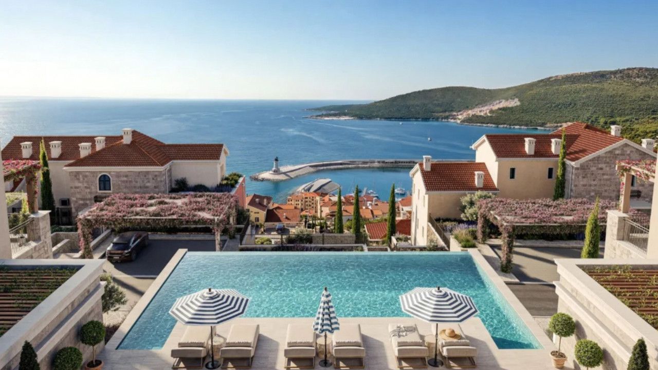 Sea-view apartments in Lustica Bay